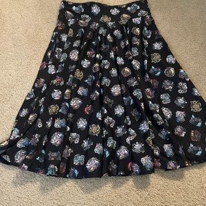 20 sided dice pattern skirt with pockets